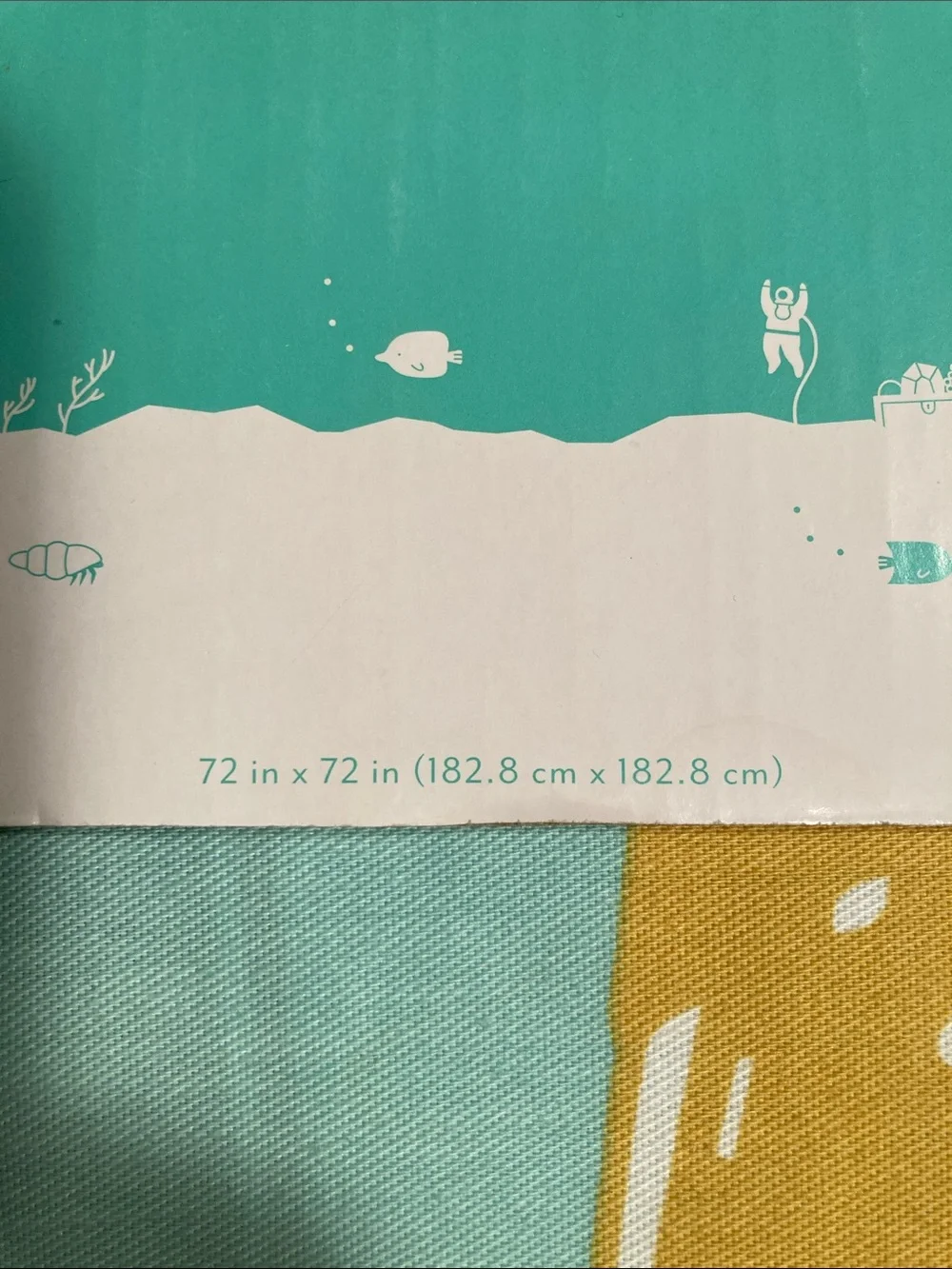 Pillowfort Turquoise Surfboard Shower Curtain new in package